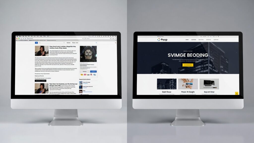 Website Before and After